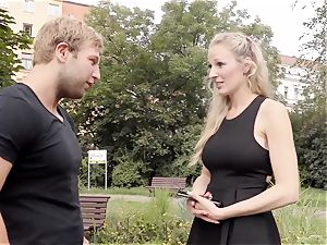 supersluts ABROAD - hot hook-up with German blonde tourist